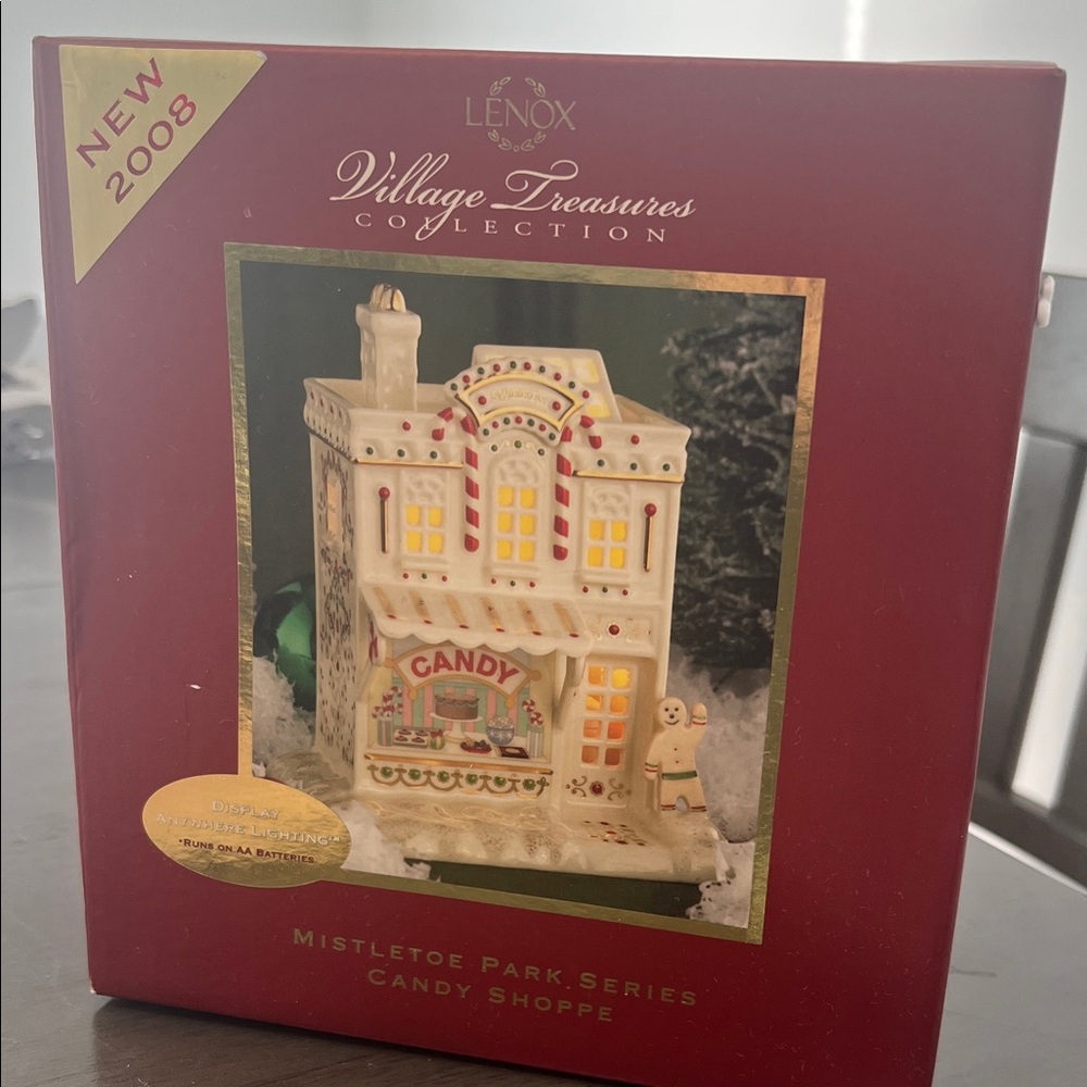 Lenox Mistletoe Park Candy Shoppe Figurine